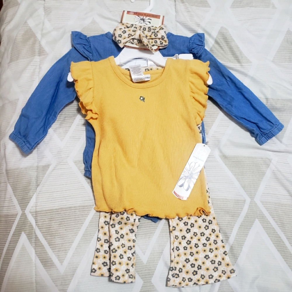 Daisy Fuentes 18 Month outfit 4 piece set